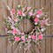 Pink Daisy & Lavender Delight: 22" Spring & Summer Artificial Wreath